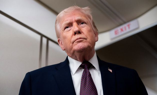 [포토] 기자들과 질의응답 중인 美대통령