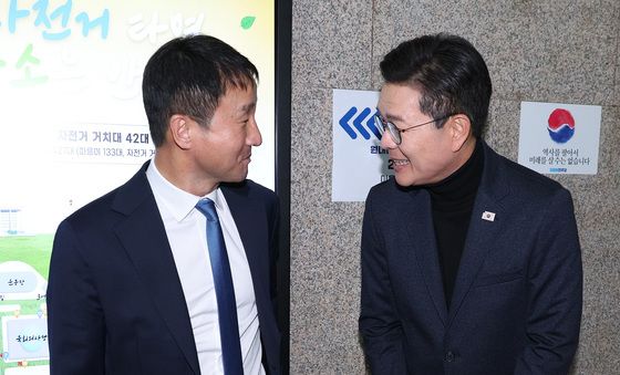 한병도 원내대표 면담하는 정원오