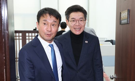 한병도 면담 마친 정원오