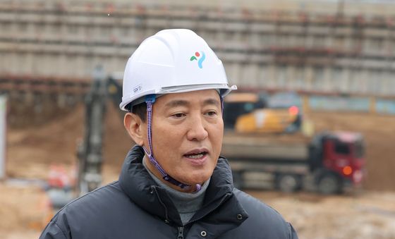 현장 소감 밝히는 오세훈 서울시장