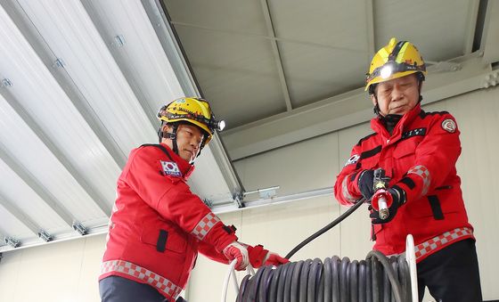 '산불대비' 다목적산불진화방제차 점검