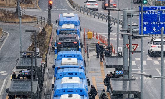 협상 결렬되면 파업돌입하는 서울시 시내버스