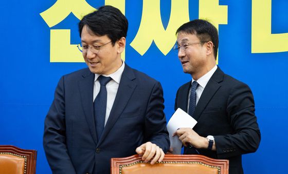 원내대책회의 마친 한병도·천준호