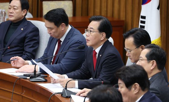 송언석 원내대표, 원내대책회의 모두발언