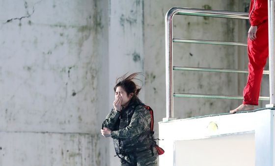 '겨울 해병대 캠프' 이함훈련