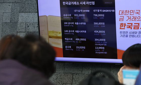 금값 최고치 경신
