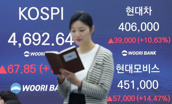 8일째 상승한 코스피, 4,700선 문턱서 마감