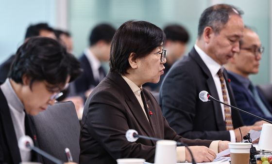 인사말 하는 정은경 장관