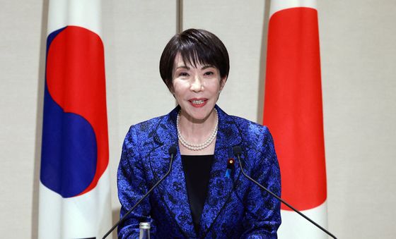 발언하는 다카이치 사나에 일본 총리