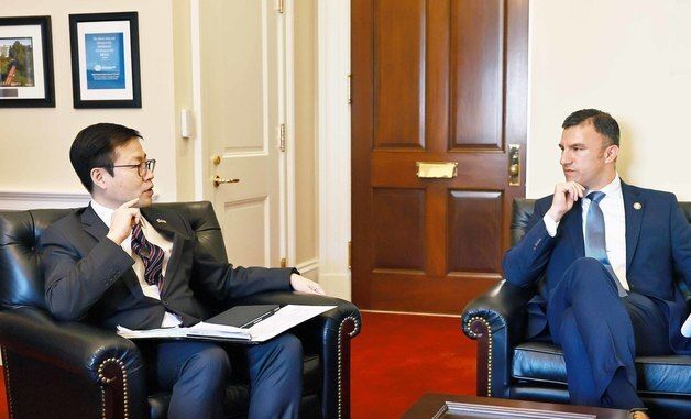 여한구 통상교섭본부장, 미국 하원의원 면담