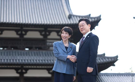 한일 정상, 나라현 문화유적지 호류지 방문