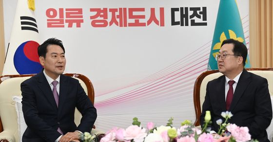 이장우 대전시장 찾은 장동혁 대표