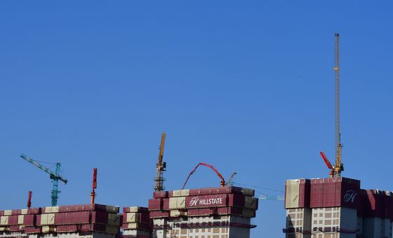 풍랑주위보 발령 타워 크레인 작업 중지