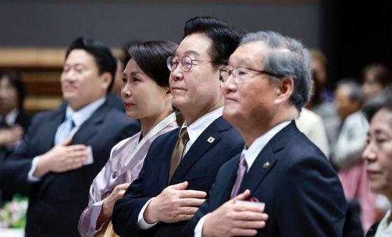 간사이 동포 간담회 참석한 이재명 대통령