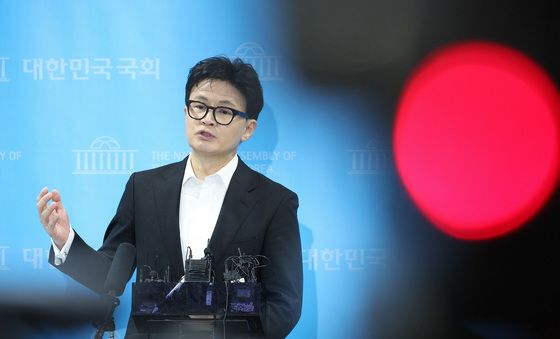 제명 관련 입장 밝히는 한동훈