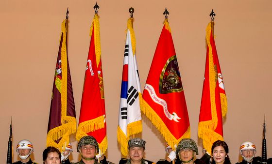 제46대 해병대 1사단장 취임식