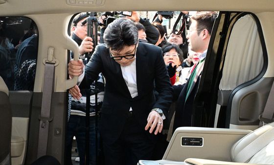 기자회견 마친 한동훈