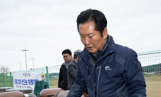 현장체험하는 정청래 민주당 대표