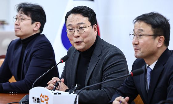 인사말 하는 천하람 원내대표