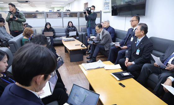 통일부 기자실 찾은 남북경협기관·단체장
