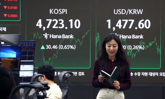 4700선 돌파한 코스피