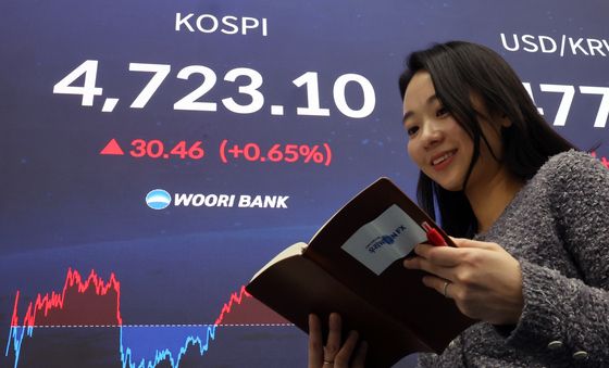코스피, 9거래일 연속 상승…4700선 돌파 마감