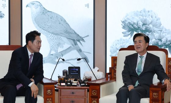 대전충남 행정통합 대화하는 김태흠-장동혁