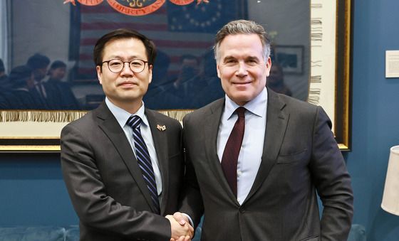 美 상원의원 만난 여한구 통상교섭본부장