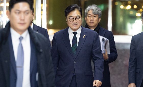 우원식 국회의장, 여야 원내대표 회동