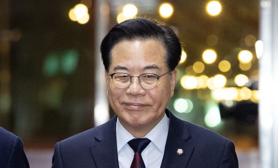 의장주재 여야 원내대표 회동 참석하는 송언석