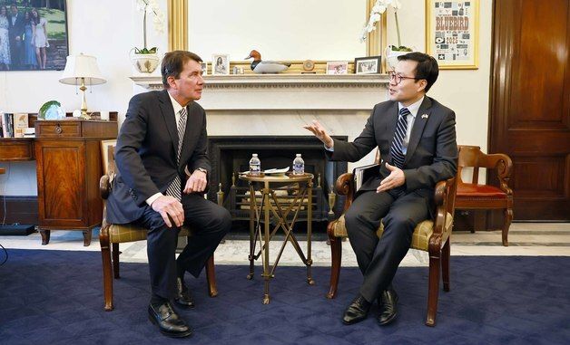 여한구 통상교섭본부장, 빌 해거티 미국 상원의원 면담