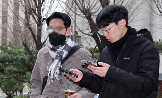 김병기 전 보좌관 경찰 조사 출석