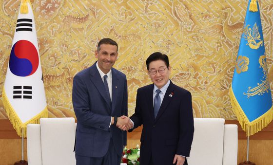 이재명 대통령 'UAE 행정청장 접견'