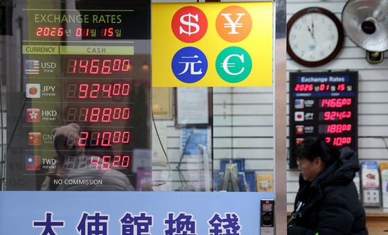 美재무장관 구두 개입, 환율 1460원대로