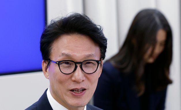 넥슨 경영진 간담회 인사말 하는 김민석 국무총리