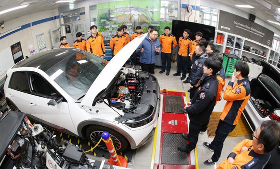 대구소방관, 전기자동차 구조 공부