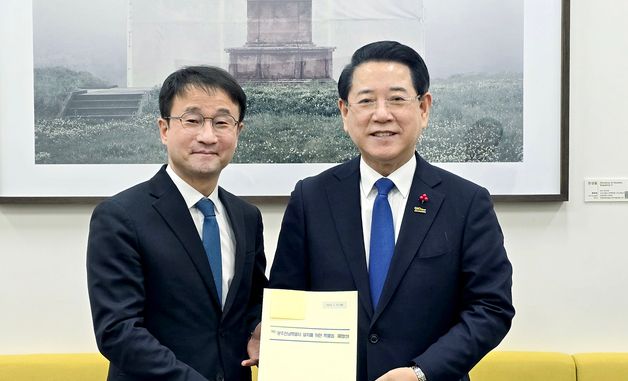 김영록 지사, 한병도 민주당 원내대표 면담