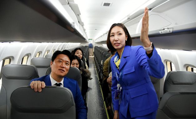 섬에어 1호기 도입식