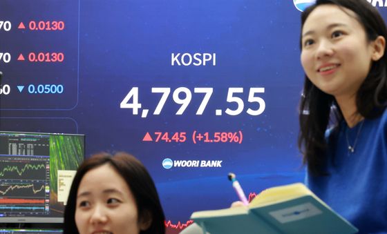 4,800선 코앞으로 다가온 코스피