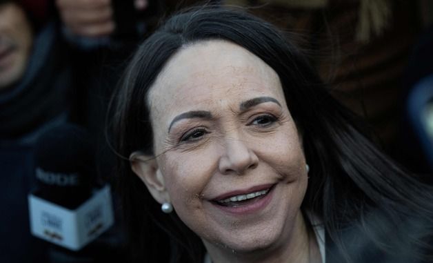 [포토]워싱턴DCl 찾은 베네수엘라 야권 지도자 마라이 코리나 마차도