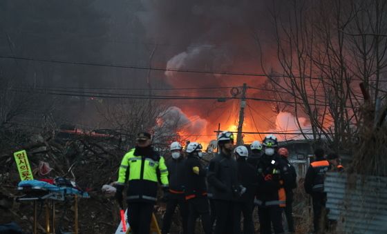 강남 구룡마을서 불…소방대응 1단계 발령