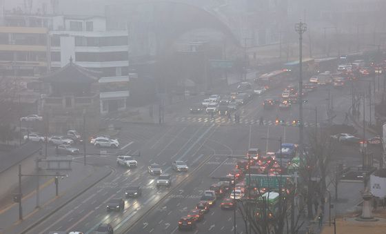 '답답한 출근길'