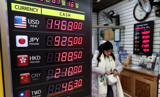 환율, 미 고용지표 호조에 다시 상승