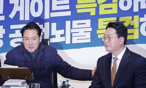 대화하는 장동혁·천하람