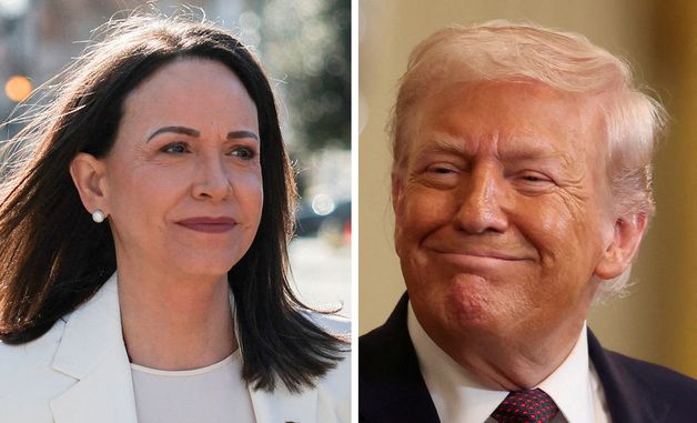 [포토] 트럼프와 마차도