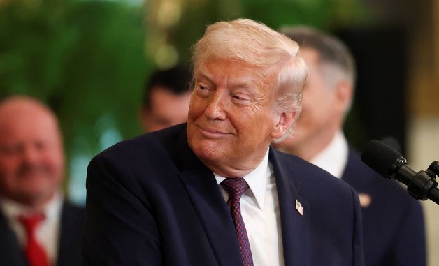 [포토] 활짝 웃고 있는 트럼프