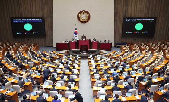 2차 종합 특검법 본회의 통과, 국힘 불참