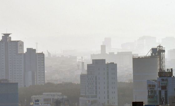 초미세먼지 가득한 오후