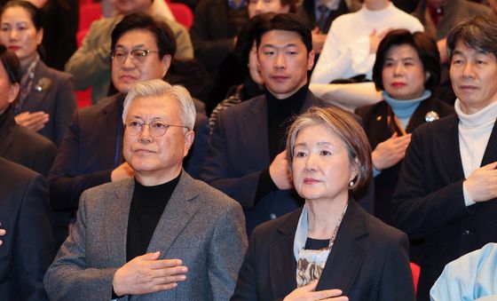 대전 방문한 문재인 전 대통령 내외