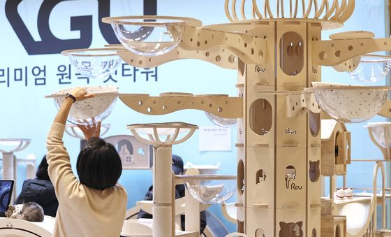 '반려묘 위한 튼튼한 캣타워'